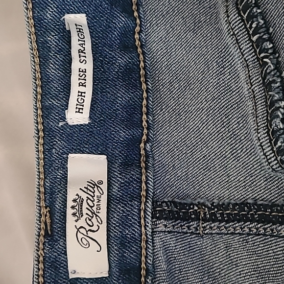Royalty for me High Rise Straight Jeans, 24W - Picture 8 of 9